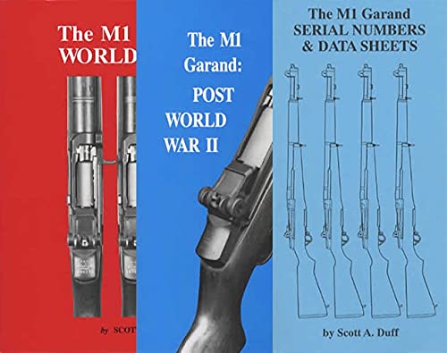 3 Book Set: The M1 Garand Volumes 1 & 2 and Serial Numbers & Data Sheets
