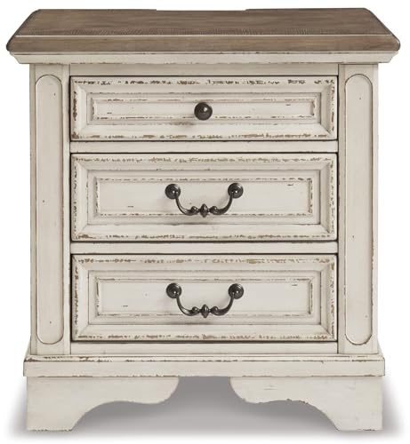Signaturedesignbyashleyrealynfrenchcountry3drawernightstandwithelectricaloutletsusbports2775tallchippedwhite Urban Country Home Decor Signature design by ashley realyn french country 3 drawer nightstand with electrical outlets usb ports 2775 tall chipped white urban country home decor