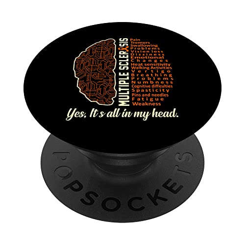 Multiple Sclerosis Facts MS Awareness Support Graphic PopSockets Swappable PopGrip