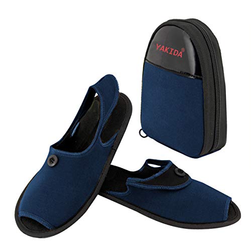 YAKIDA 携帯スリッパ 折りたたみ サンダル メンズ レディース 紳士用 ビジネス用 パンプス 旅行用スリッパ 授業参観 入園式 卒園式 幼稚園 お受験 入学式 卒業式 室内履き オフィス 飛行機 ルームシューズ 収納ポーチ付き