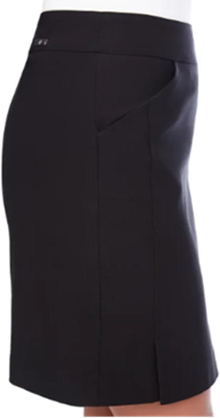 S.C. & CO. Women's Tummy Control Skirt (Black, Small)