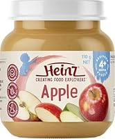 Heinz 4+ Months Apple Jar Heinz For Baby Food Jar No Artificial Flavours, No Preservatives, No Added Colours 120g (pack of 6)