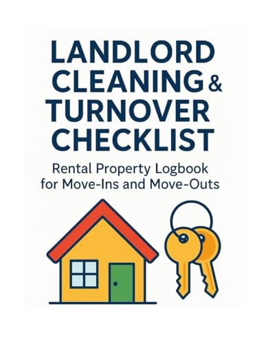 Landlord Cleaning & Turnover Checklist: Property Cleaning Log and Turnover