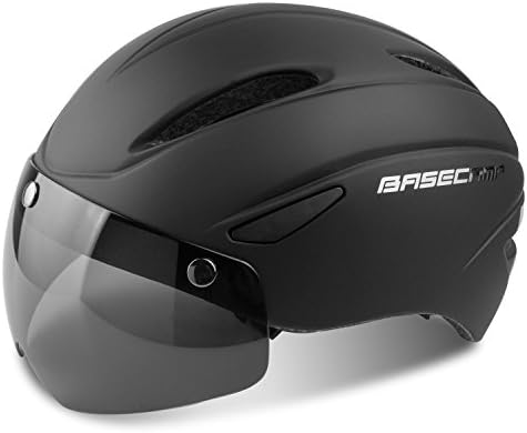 ANGINSTAR Bike Helmet, CPSC Certified Lightweight Cycling Helmet with LED Light and Detachable Magnetic Goggles for Men & Women Protection