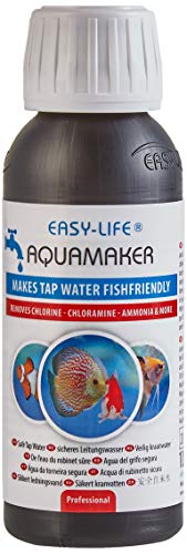 Easy-Life AQM0100 AquaMaker Acondicionador de Agua de Acción Rápida, Elimina Cloro, Cloramina y Metales Pesados, Neutraliza Amoniaco y Nitritos, para Acuario Dulce y Salado, 100ml