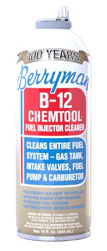 Berryman (0116-12PK) B-12 Chemtool Carburetor/Fuel Treatment and Injector Cleaner - 15 oz., (Pack of 12)