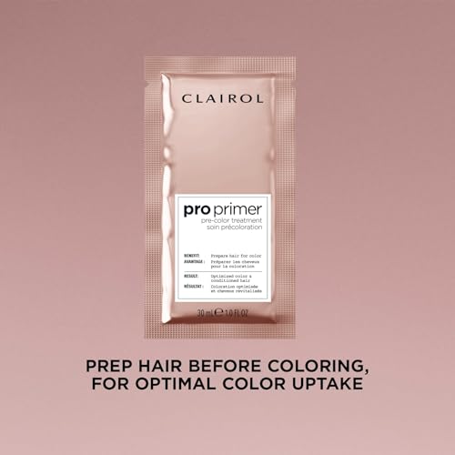 Clairol Pro Primer Pre-Color Treatment & Natural Instincts Demi-Permanent Hair Dye, 2 Black Hair Color, Pack of 3 | Smooths & Preps Hair for Better Results | Vegan Formula & Ammonia Free