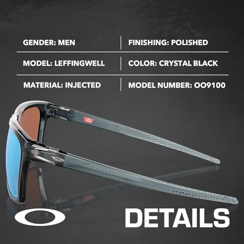 Oakley OO9100 LEFFINGWELL – Polarized/Non-Polarized - Rectangle Sunglasses with Official Eyewear Kit Bundle2