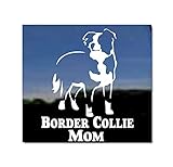 Border Collie Mom ~ Border Collie Vinyl Window Auto Decal Sticker