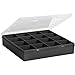 Produktbild Sortierbox 24x23x5 cm mit 16 Fächern Graphite Lebensmittelecht  24x23x5cm Aufbewahrungsbox Perlenbox Sortierkasten Organizer Magazin