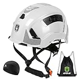 GREEN DEVIL VOLTEK Vent AIR Höhenarbeiten Industriehelm Erwachsene Bauhelm ABS Schutzhelm Zertifizierung EN12492 Bestanden EN397 Stoßdämpfung und Eindringfestigkeit Test mit allseitigem Mehrschutz