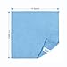 HOMEXCEL Blue Cleaning Rags 5 Pack, Highly Absorbent Microfiber Cleaning Cloth for Kitchen, Lint Free, Scratch-Free, Reusable Microfiber Towels for House, Window and Glass, Cars, 11.5 X11.5 inch