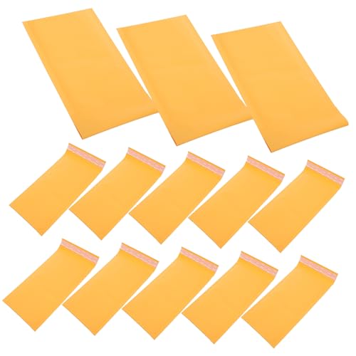 DIYEAH 25 pezzi Buste Spedizione Imbottite in Carta Kraft Resistente con d Aria Autosigillanti per Sicuro di Gioielli Cosmetici e Accessori Moda