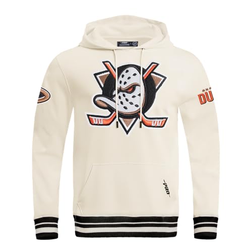 Image of Pro Standard Men's NHL Retro Classics Brushed Back French Terry Pull Over Hoodie