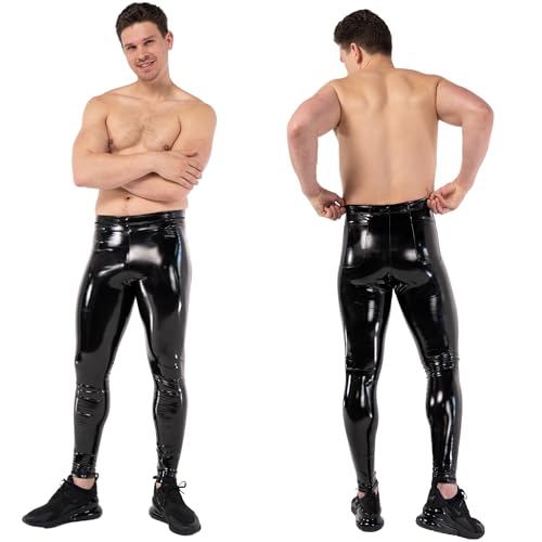 Kapow Meggings High Gloss Vinyl Men's Leggings2