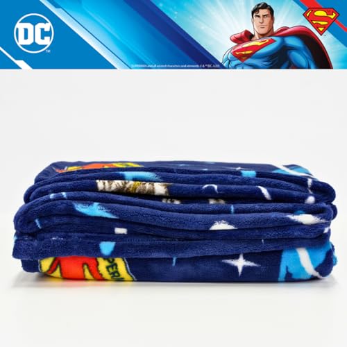Image of Franco Collectibles Superman DC Comics Krypto Dog Bedding Super Soft Cozy Plush Throw, 60 in x 70 in, (Officially Licensed Product)