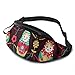 JOCHUAN Kit de Taille en Plein air Peint poupée Russe Fanny Pack Kit avec Prise Casque et Bretelles réglables Kids Fanny Packs pour Voyage Sports Randonnée