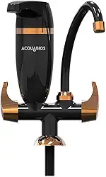 Torneira Filtro 1/4 De Volta Preto Com Dourado Luxo,cozinha