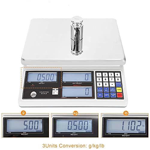 Báscula digital industrial para piezas y monedas 10kg miniatura 6