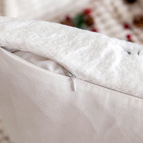 MIULEE Set di 2 Natale Natalizie Federe Cuscini