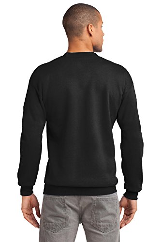 Port & Company Men's Tall Ultimate Crewneck Sweatshirt - PC90T, 9 Oz, 50/50 Cotton/Poly, Dark Green, 2XLT