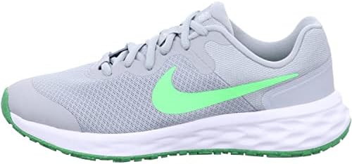 Nike Boy's Sneaker, Smoke Grey/Green Strike, 4 Big Kid | Image 1