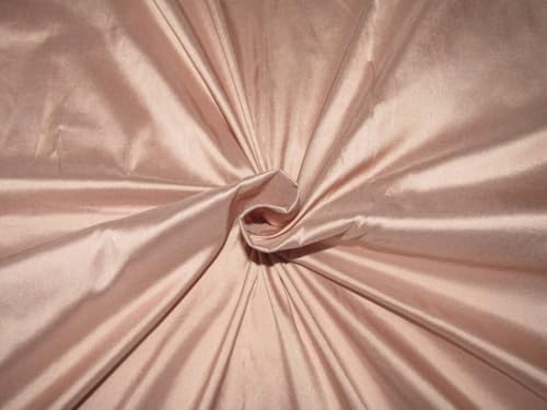 Soie Dupion au mètre rose pour confection vêtement et rideau de luxe