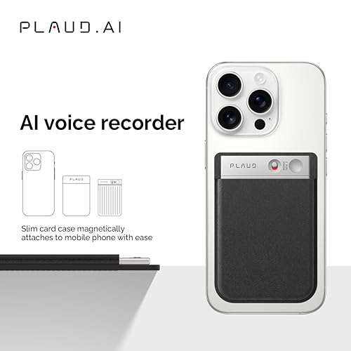 Image of PLAUD Note Smart Voice Recorder, Audio Recorder with Transcribe & Summarize, App Control, 64GB Memory, Perfect for Calls, Meetings, Interviews, Silver