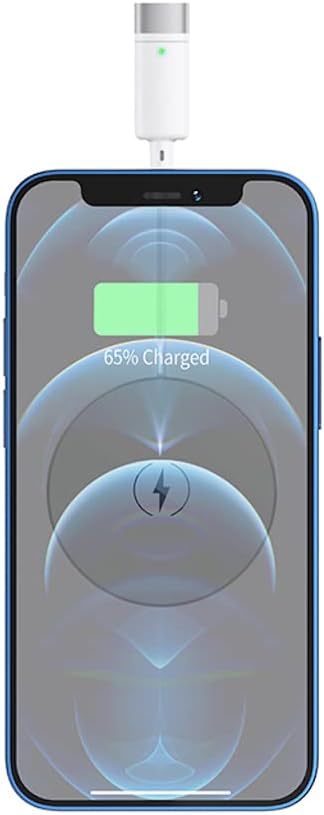 Close-up of a smartphone wirelessly charging on the Hoco CW31 pad.