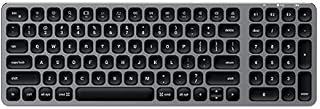 SATECHI Kompaktowa Podświetlana Klawiatura Bluetooth Bezprzewodowy Bluetooth 5.0 I Synchronizacja Wielu Urządzeń Dla MacBook Pro/Air M2/ M1, iPad Pro/Air M2/ M1, Mac Mini M2, iMac M1 (US QWERTY)