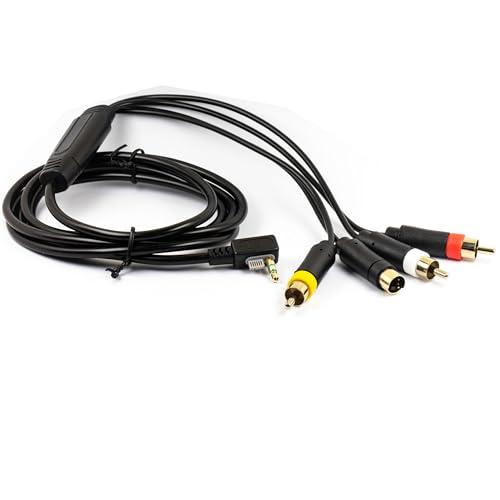 Image of S-Video and TV AV Composite Video Cable Cord for PSP 2000 3000 Console S Video