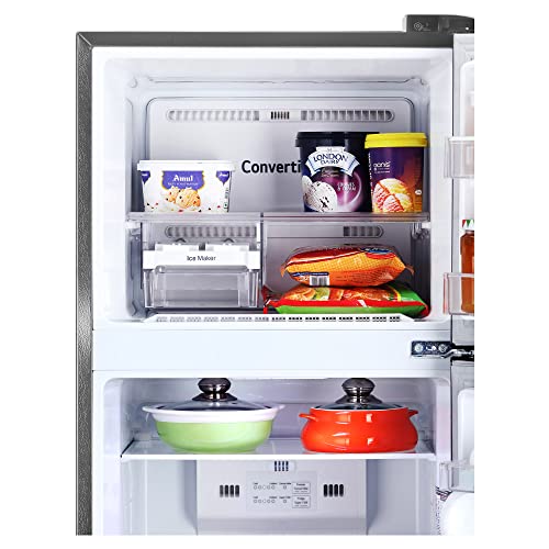 Image of LG 308 L 3 Star Frost-Free Smart Inverter Double Door Refrigerator Appliance (GL-S322RPZX, Shiny Steel, Convertible & Multi Air Flow, 2022 Model)