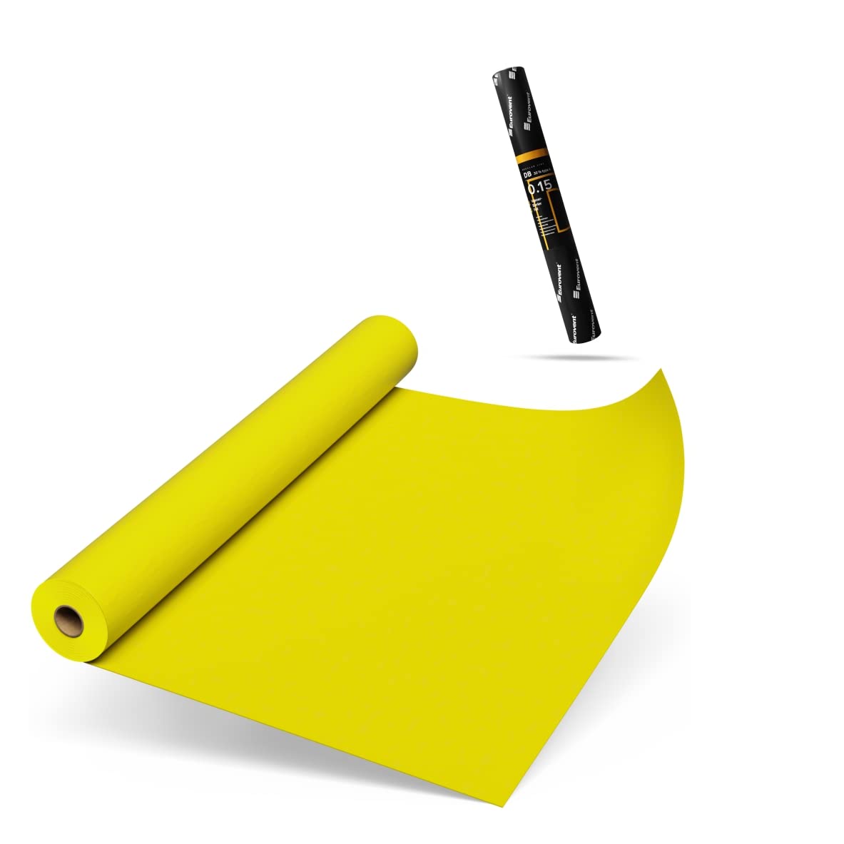 DB Pellicola gialla 0,2 mm freno al vapore, barriera al vapore, 4 m x 50 m = 200 mq