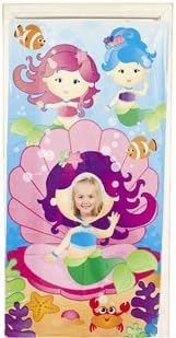 Mermaid Party Photo Door Banner - Party Decorations & Door Covers