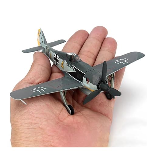 Modèle d'avion en alliage 1 72 Luftwaffe FW190A-4 miniature de collection