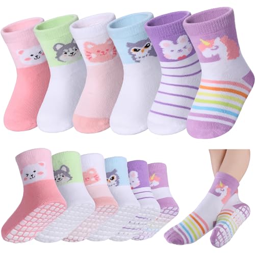 LANLEO Anti-Slip Cotton Socks