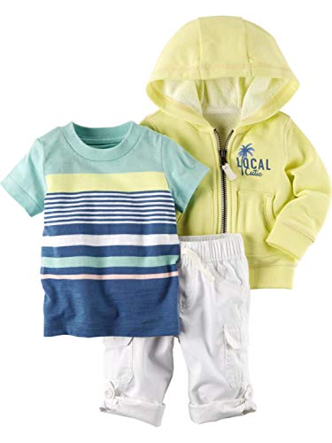 Carter's hoodie shorts set vêtement bébé 3 mois aux finitions soignées
