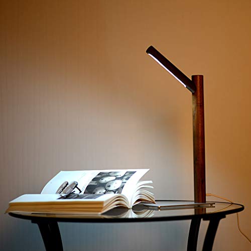 Lampe de lecture à LED en bois design nordique pour bureau - 5