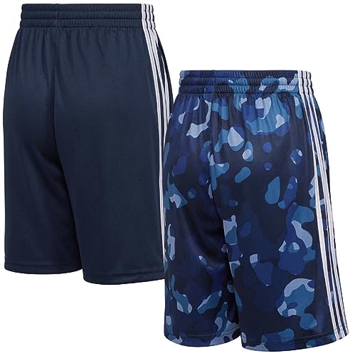 adidas Youth 2-Pack Short, Dark Navy/Navy Camo, Large2