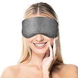 Microwave Heated Eye Mask for Dry Eyes, Moist Eye Warm Compress Sleep Mask with Flaxseed Work with...