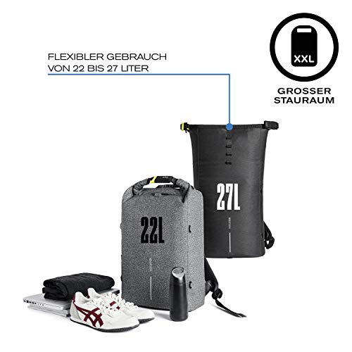 XD Design Urban Lite Anti-Theft Laptop Backpack Black (Unisex Travel Bag)4