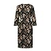 Coloranimal Vintage Mushroom Print Robes for Women Ladies Sleepwear with Waist Belt Long Sleeve Nightgowns Fashion Pajama Robes for Spring Fall Winter