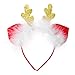 Produktbild JKL   Haar - Band -   Horn - Form - Haar - Band -   Haar - Band Plüsch Stirnband   Dekorative Kopfschmuck, Weihnachtsstirnband A