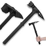 M48 Tactical War Hammer with Vortec Sheath | Cast Stainless Steel Head | Fiberglass Handle | Powerful Back Spike | 15 1/2' Overall Length