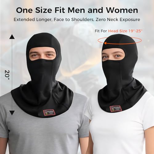 Image of FR Balaclava Face Mask Flame Resistant Balaclava FR Mask for Men Arc Rated NFPA2112 CAT2 Cover Hood for Welding