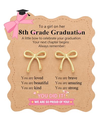 Product Image of the Eryuor 8th Grade Graduation Decorations Gifts for Girls Middle School Graduation Best Grad Earrings 2026