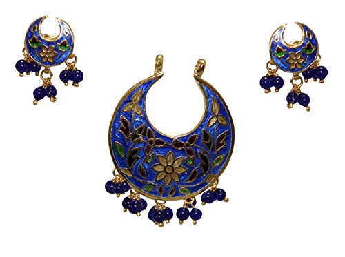 Pendientes plata ley 925 esmaltada el regalo de aniversario perfecto con piedras azules