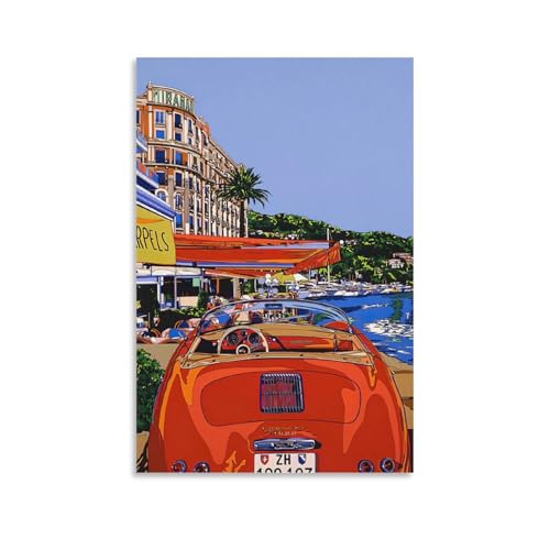 ؉pl̍i syׁ̒tA[g |X^[ EH[A[g  G xbh[ rO ǂ̊G12x18inch(30x45cm)