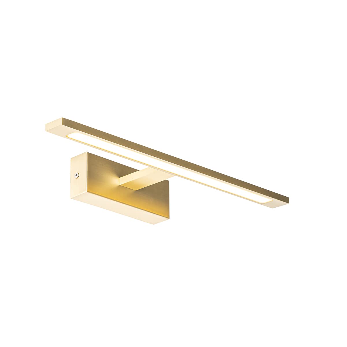 LED Applique murale 1 lumière L 41.5 cm Doré Laiton Design éclairage intérieur