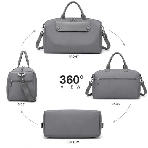 Image of CAVALO - Be Unique Water-Resistant Oxford Duffle Bag for Men and Women, Travel Weekender Cabin Bag, Lightweight Gym Sports Bag with Adjustable Shoulder Strap, 44 x 23 x 22 cm